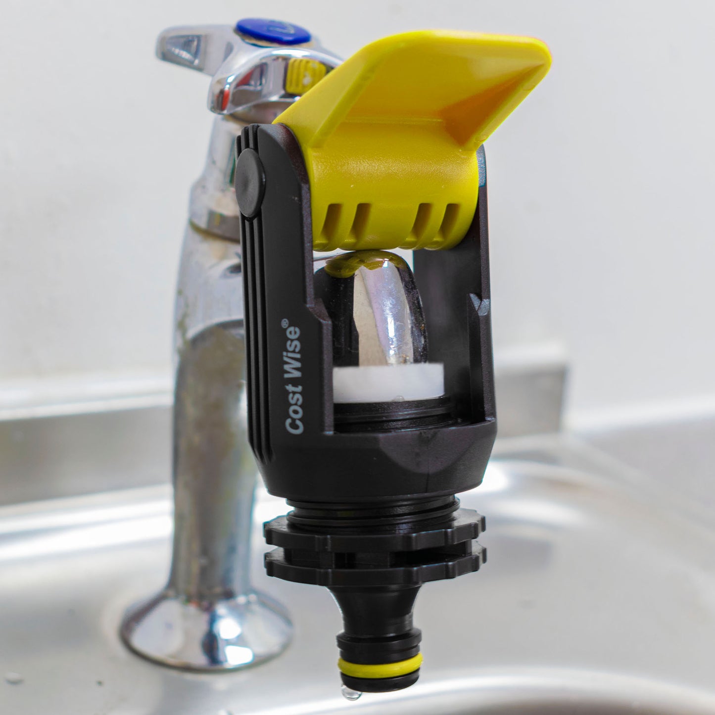 G/TAPCONKITCHEN001YELLOW - KITCHEN TAP ADAPTER YELLOW