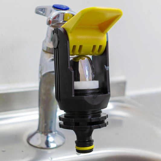 Kitchen Tap Adaptor "Non Branded" Yellow