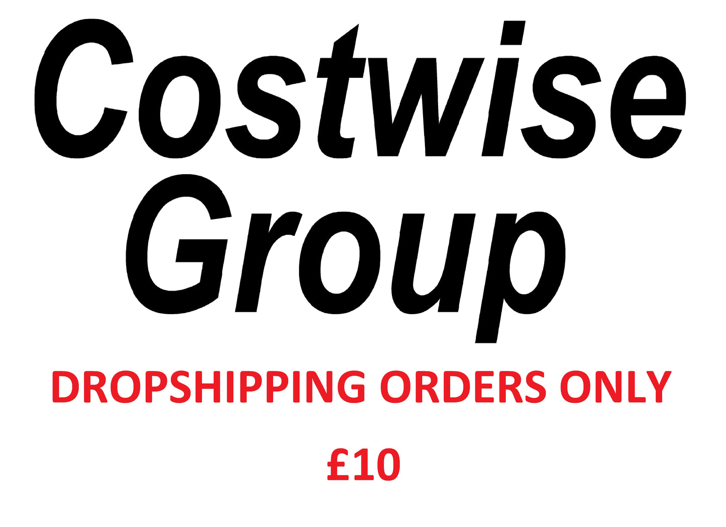 DROPSHIPPING ORDERS ONLY