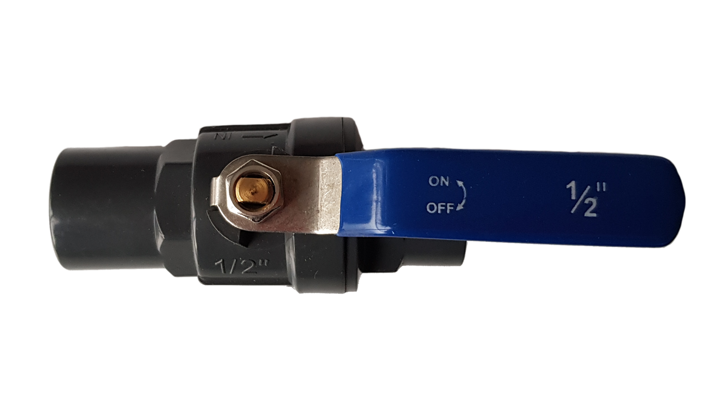 PP 1.5" BSPF Stopcock with Stainless Steel Ball Valve and Handle