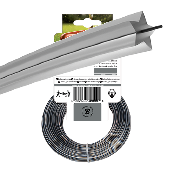 Strimmer Line Ripper Dual Star 2.7mm x 15m