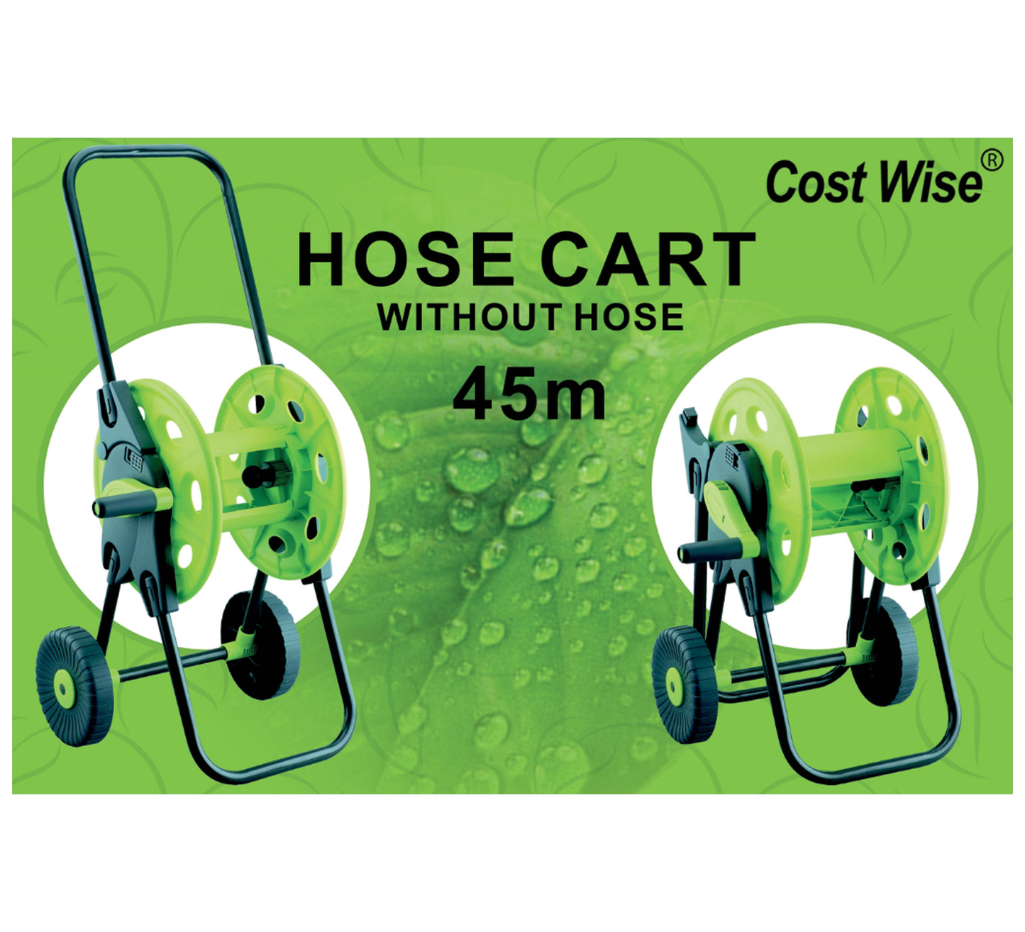 Hose Cart for 45m 1/2" Garden Hose CW