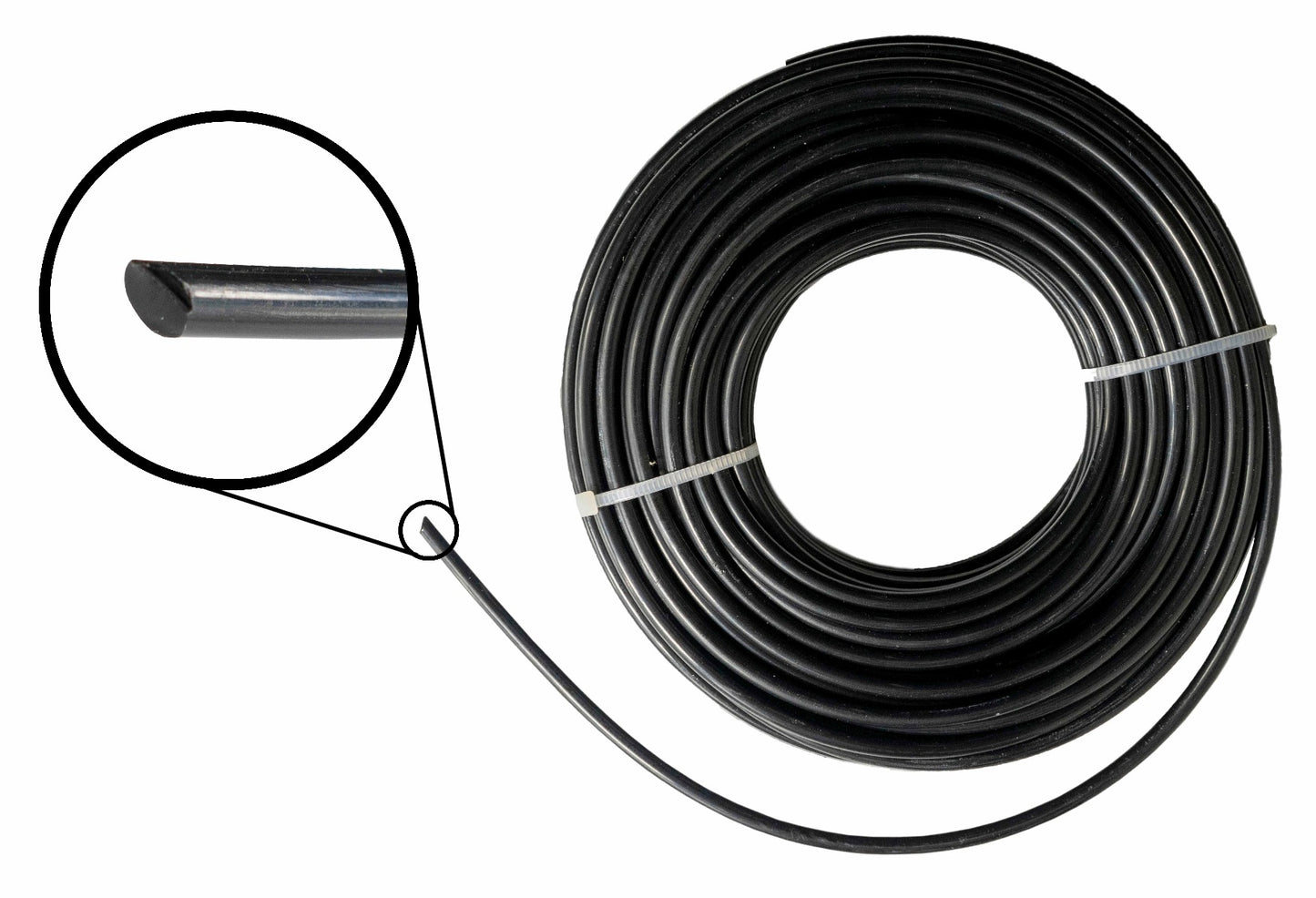 Strimmer Line Black Round 2.4mm x 15m
