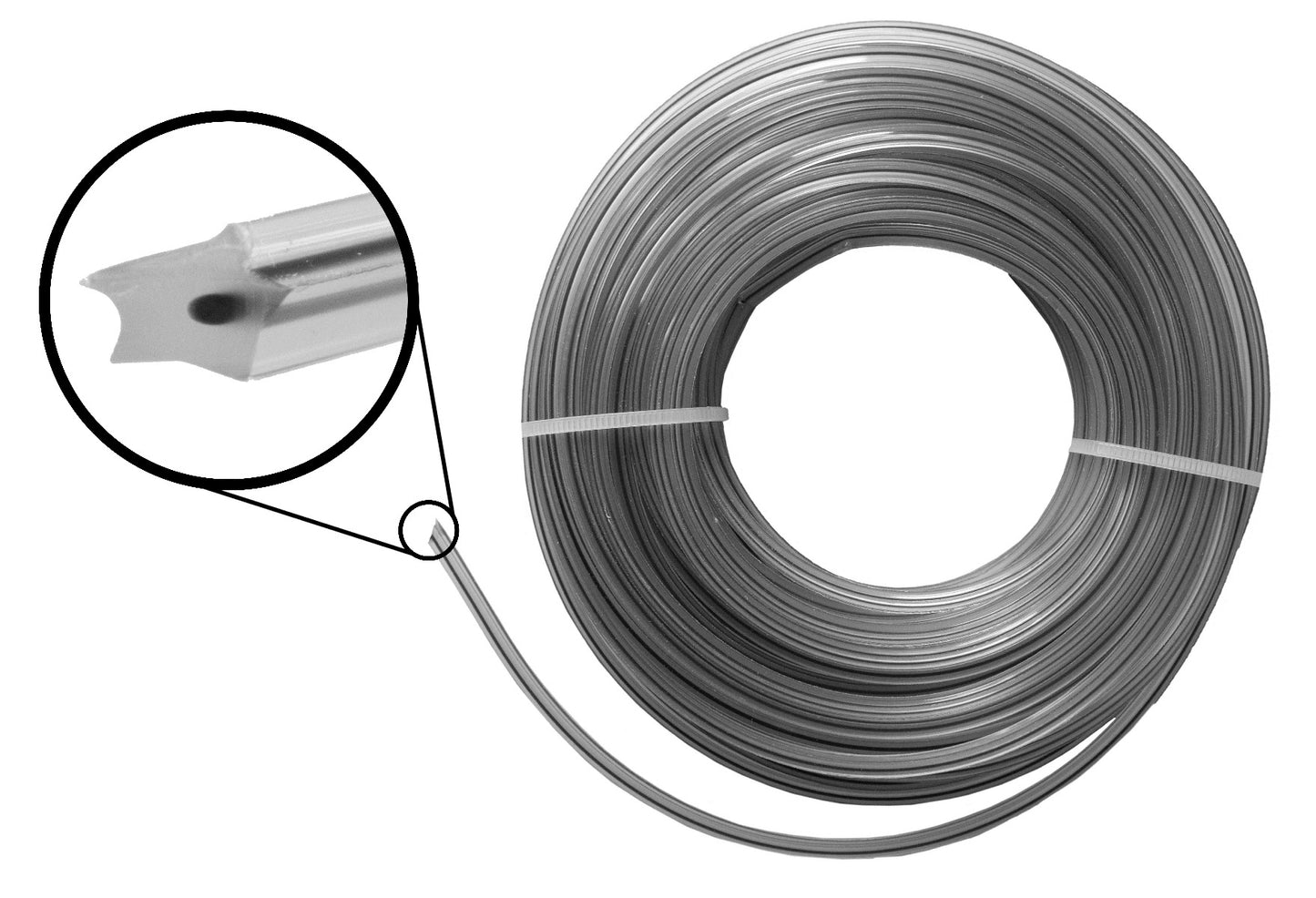 Strimmer Line Dual Black Star 2mm x 15m