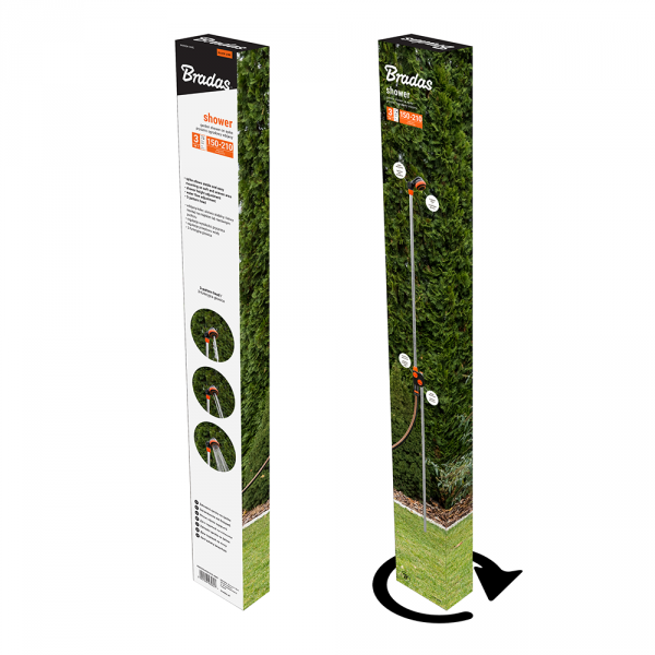 Garden Shower on Stake
