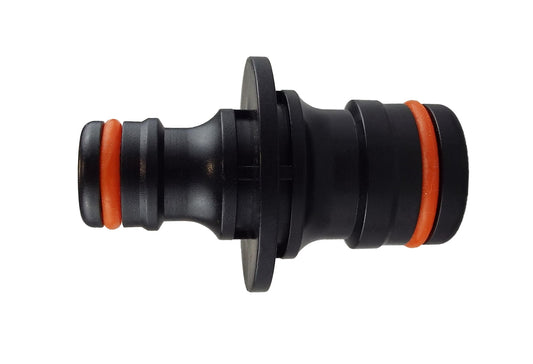 Two Way Adaptor Max Flo to Standard Snap-On Male Black/Orange