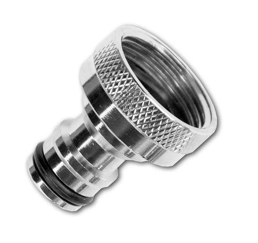 Tap Connector Snap On Male - 3/4" BSPF Brass Nickle Plated