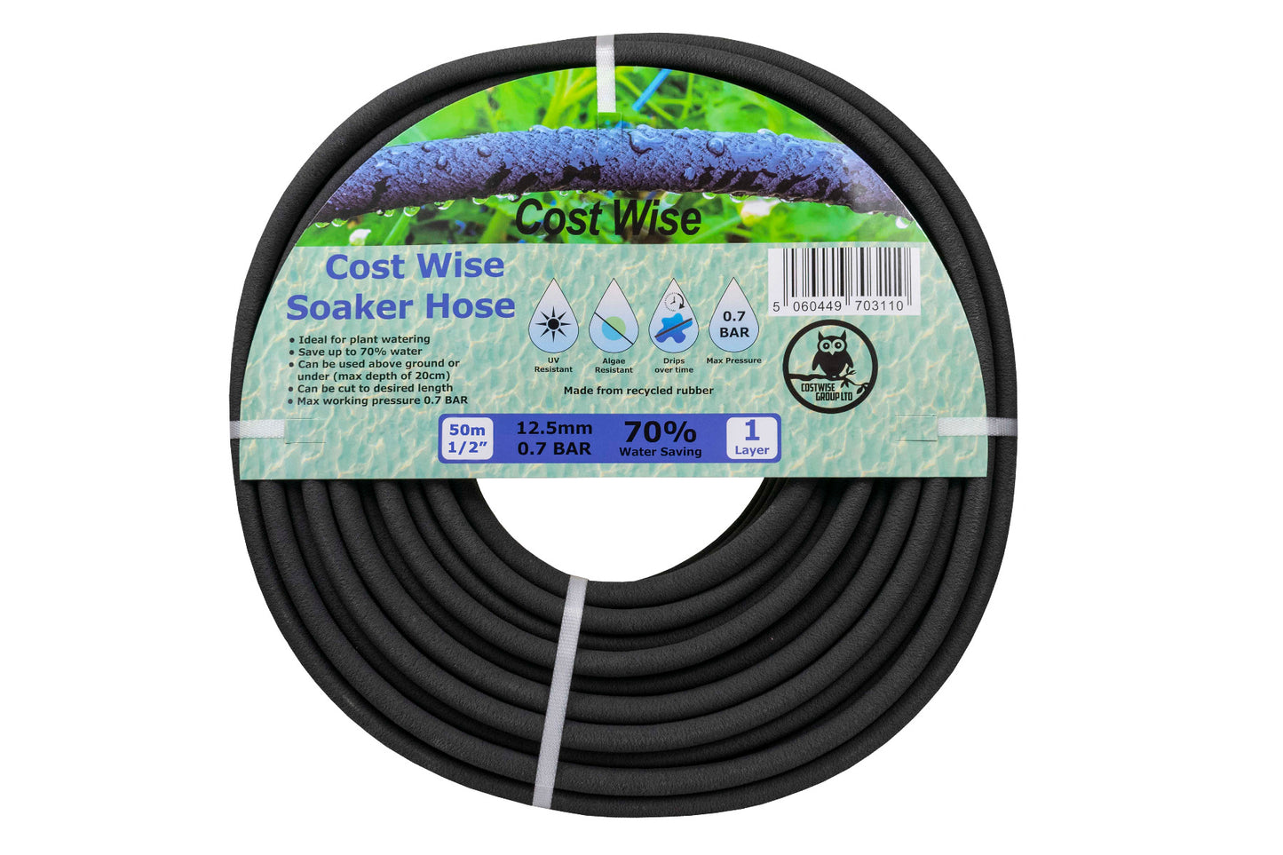 Porous Pipe Soaker Hose Cost Wise 50m