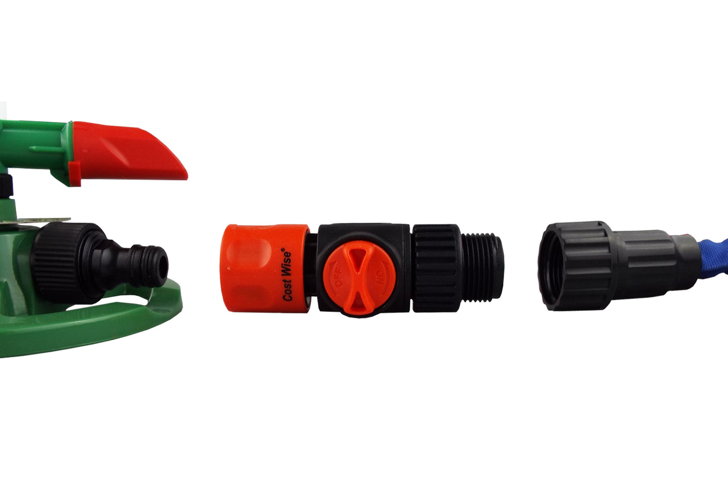 Cost Wise Female Connector with Valve and 3/4" BSPM Inlet