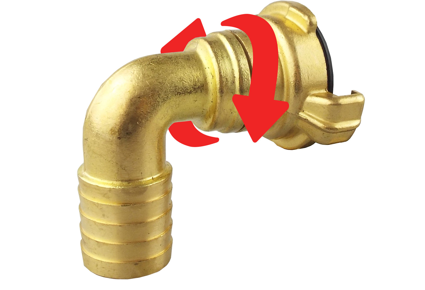 Claw Brass - Swivel Elbow 1/2" Hose