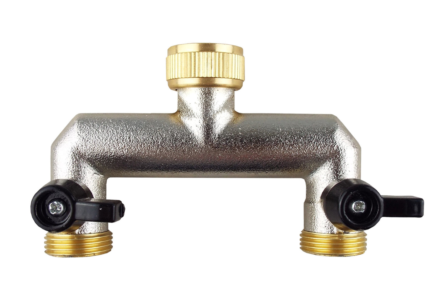 Two Way Tap Splitter Brass 3/4" BSP