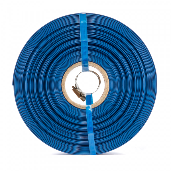 Lay Flat 1" Aqua Hose with Clip 30m