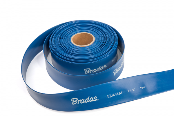 Lay Flat 1" Aqua Hose with Clip 10m