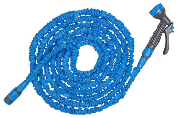Expanding Trick Hose 15m - 45m Blue
