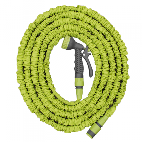 Expanding Trick Hose 5m - 15m Lime