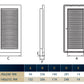 Louvre Vent White DL/140X210 RW LUX With Fly Mesh