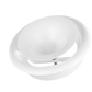 White Metal Extract Ceiling Valve 125mm - Anemostat SV