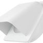 External White Louvre Vent  KRD/100 fi100mm