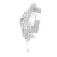 Adjustable Louvre Vent Round 80mm-160mm White