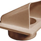 External Brown Louvre Vent  KRD/100B fi100mm