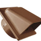 External Brown Louvre Vent  KRD/100B fi100mm