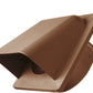 External Brown Louvre Vent  KRD/100B fi100mm