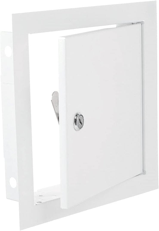 Access Panel Door Metal With Lock, White 500mm x 500mm