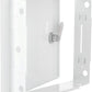 Access Panel Door Metal With Lock, White 400mm x 400mm