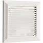 Louvre Vent White Duo Smart 135 fi 100mm With Fly Mesh