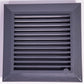 Louvre Vent Graphite Duo Smart 135G 135mm With Fly Mesh
