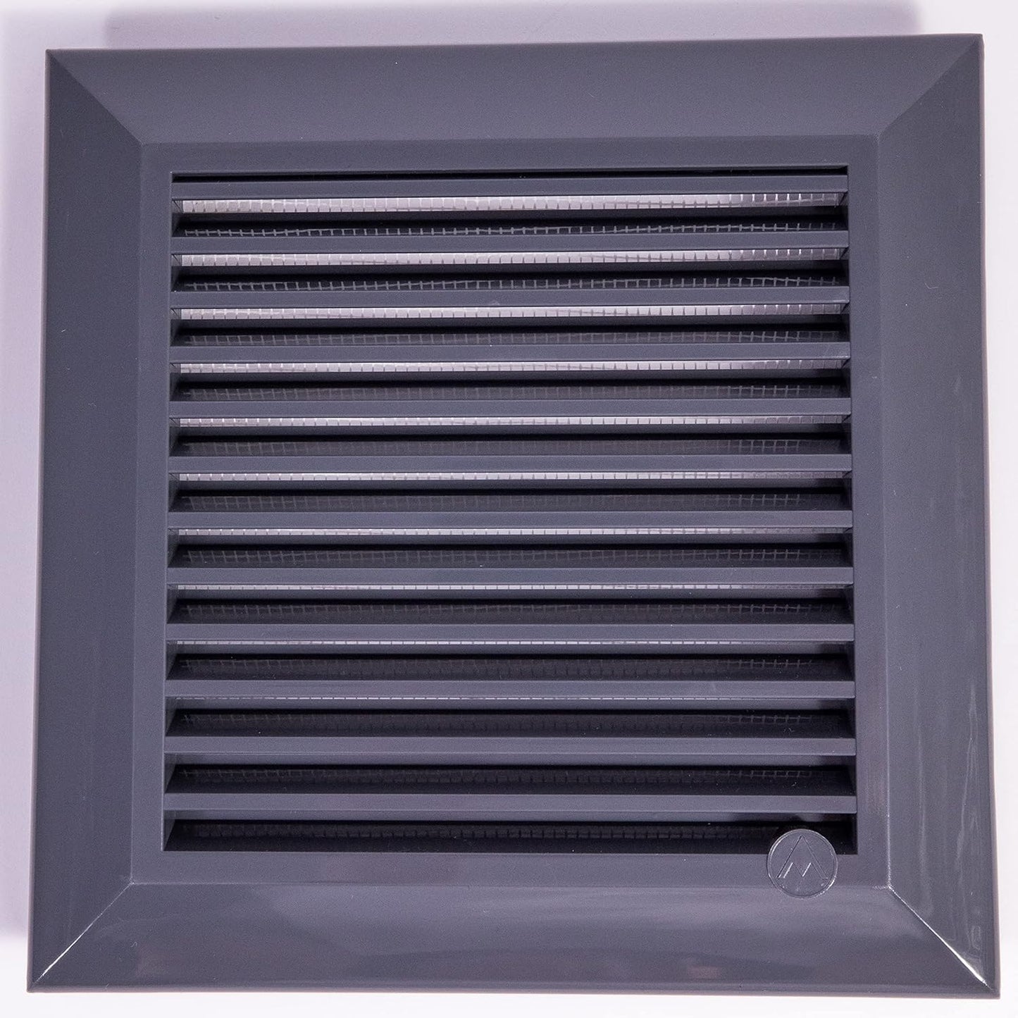 Louvre Vent Graphite Duo Smart 135G 135mm With Fly Mesh
