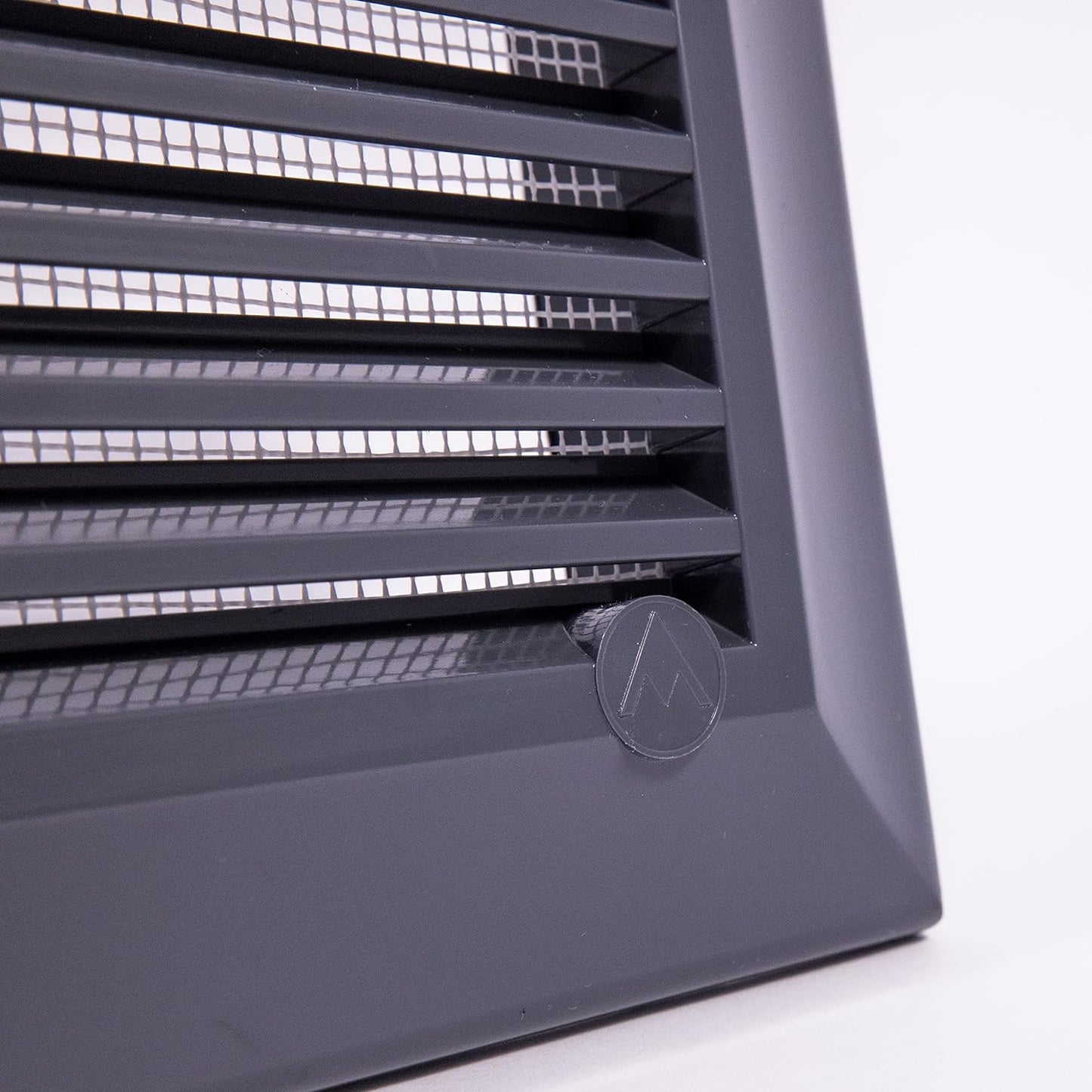 Louvre Vent Graphite Duo Smart 135G 135mm With Fly Mesh