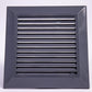 Louvre Vent Graphite Duo Smart 135G 135mm With Fly Mesh