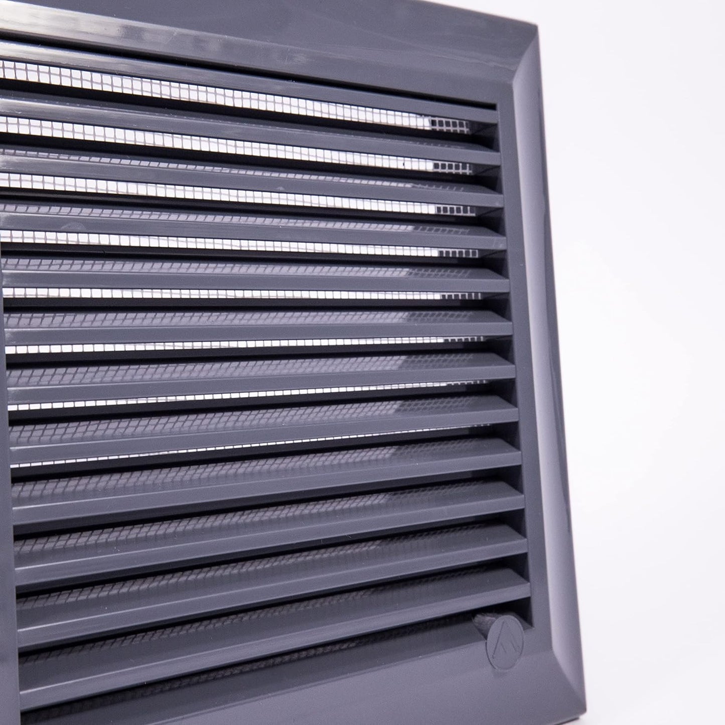 Louvre Vent Graphite Duo Smart 135G 135mm With Fly Mesh