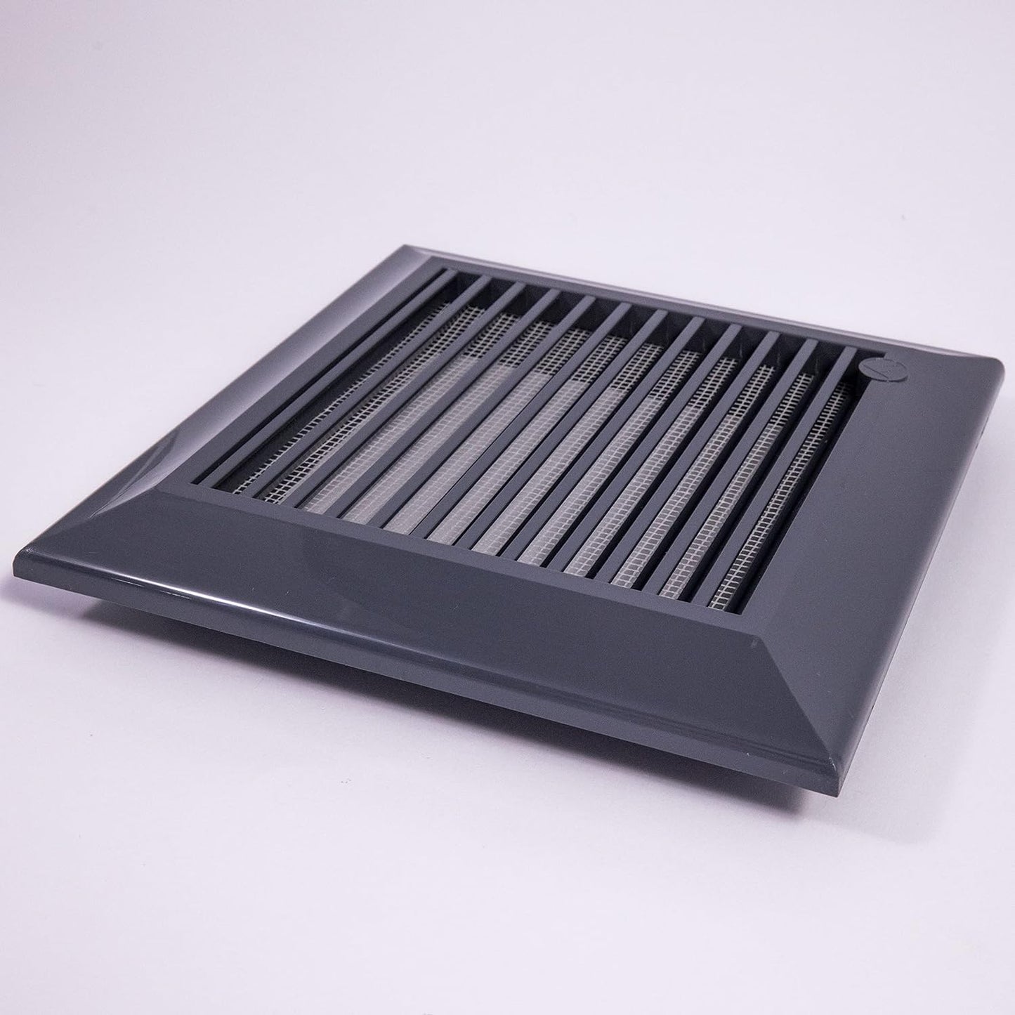 Louvre Vent Graphite Duo Smart 135G 135mm With Fly Mesh