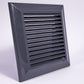 Louvre Vent Graphite Duo Smart 135G 135mm With Fly Mesh