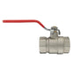 Ball Valve Lever 3/4" BSPF with 1 x Geka Type Claw Outlet and 1 x 19mm Barb Outlet