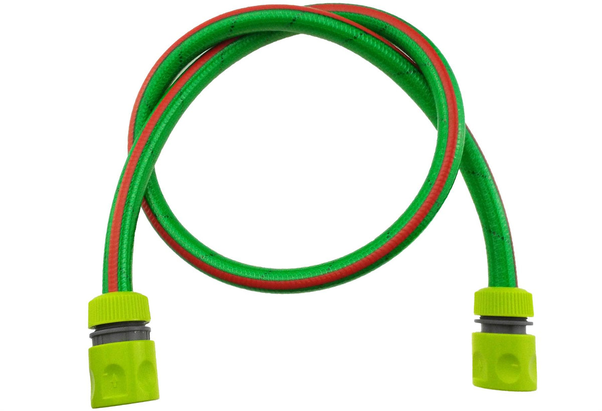 Premium Garden Hose Green with Lime Hose Connectors