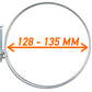Double Wire Hose Clamp Galvanised 128mm-135mm