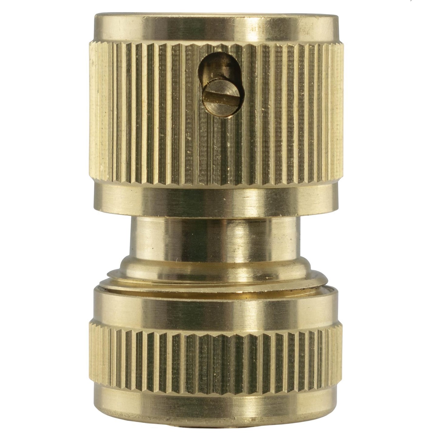 3 Way Male Snap-On Connector Brass with Valves and 3 x Brass Female Hose Connectors