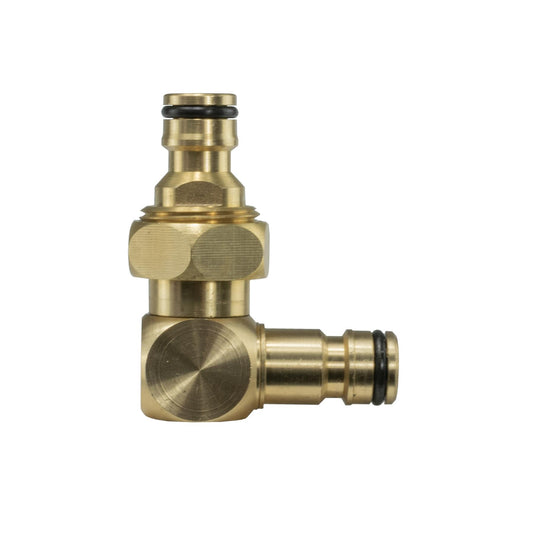 Brass 90 Degree Bend Connector Quick Connect Kit