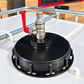 IBC 155mm Top Cap with 1/2" Metal Lever Valve and Quick Connector