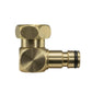Brass 90 Degree Bend Connector Quick Connect with Female Hose Connector Kit