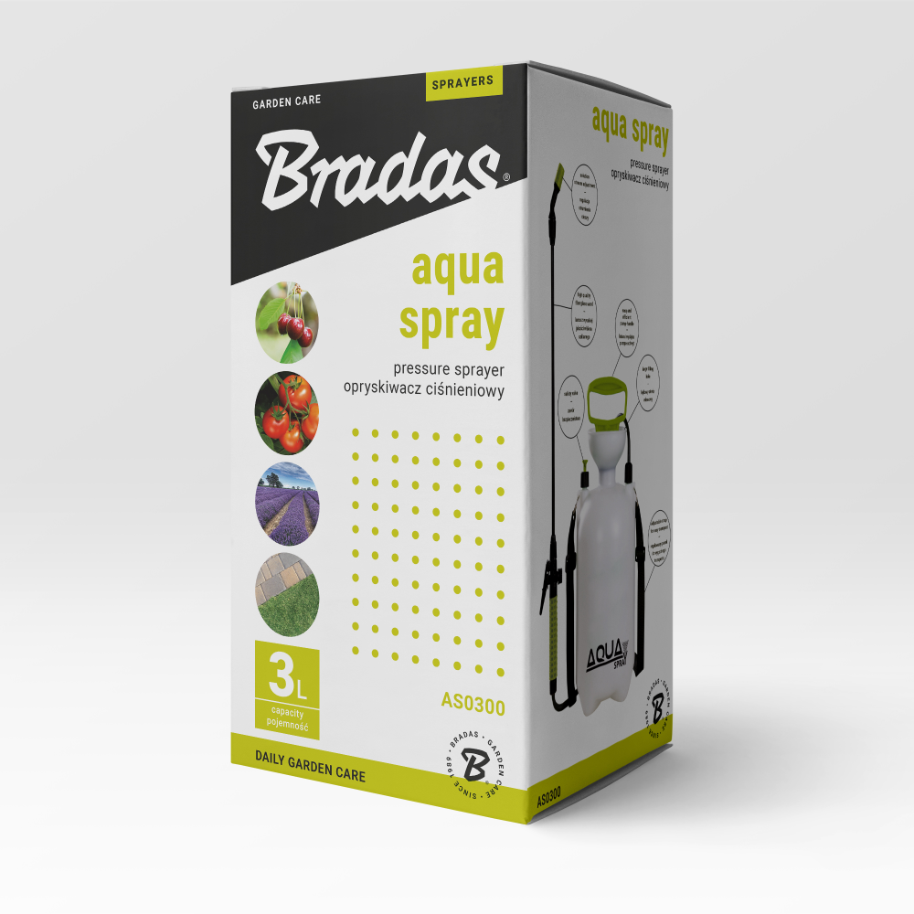 Aqua Spray 3L Telescopic Spray Lance with 2 Nozzles