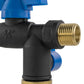 Garden Double Bib Tap 1/2" BSPM + Geka Type Claw Outlet