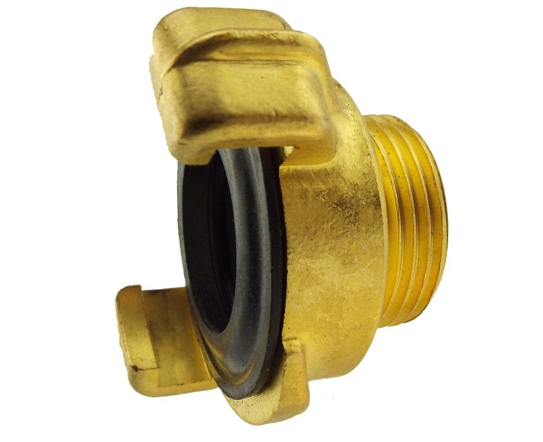 Pulsating Lawn Sprinkler with Metal Spike and Geka Type Outlet