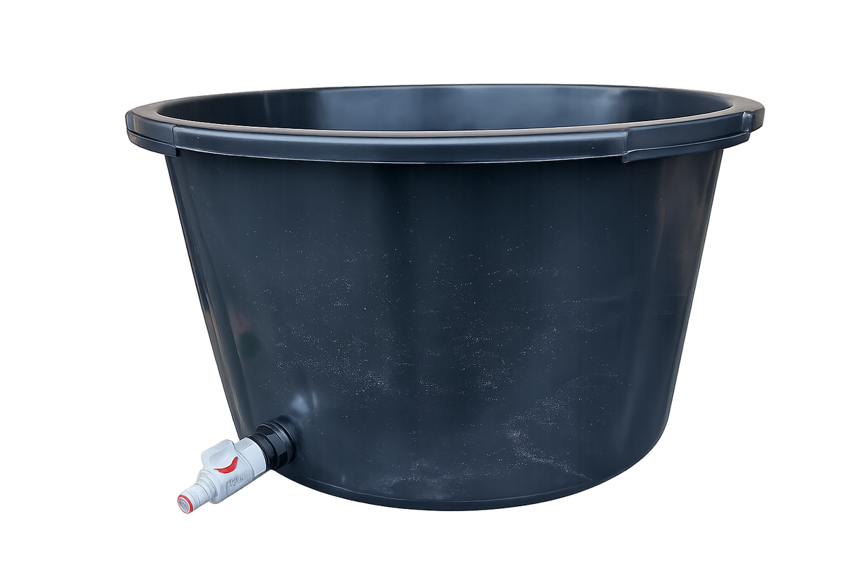 65L Round Tub with Drain Valve