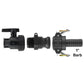 Full Flow Ball Valve 2" BSPF with Camlock 2" Type F and Type C 2" - 1" Barb