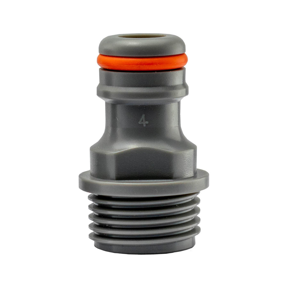 2-Way Tap Splitter Connector with 3 x Quick Connect Outlets (Grey/White)