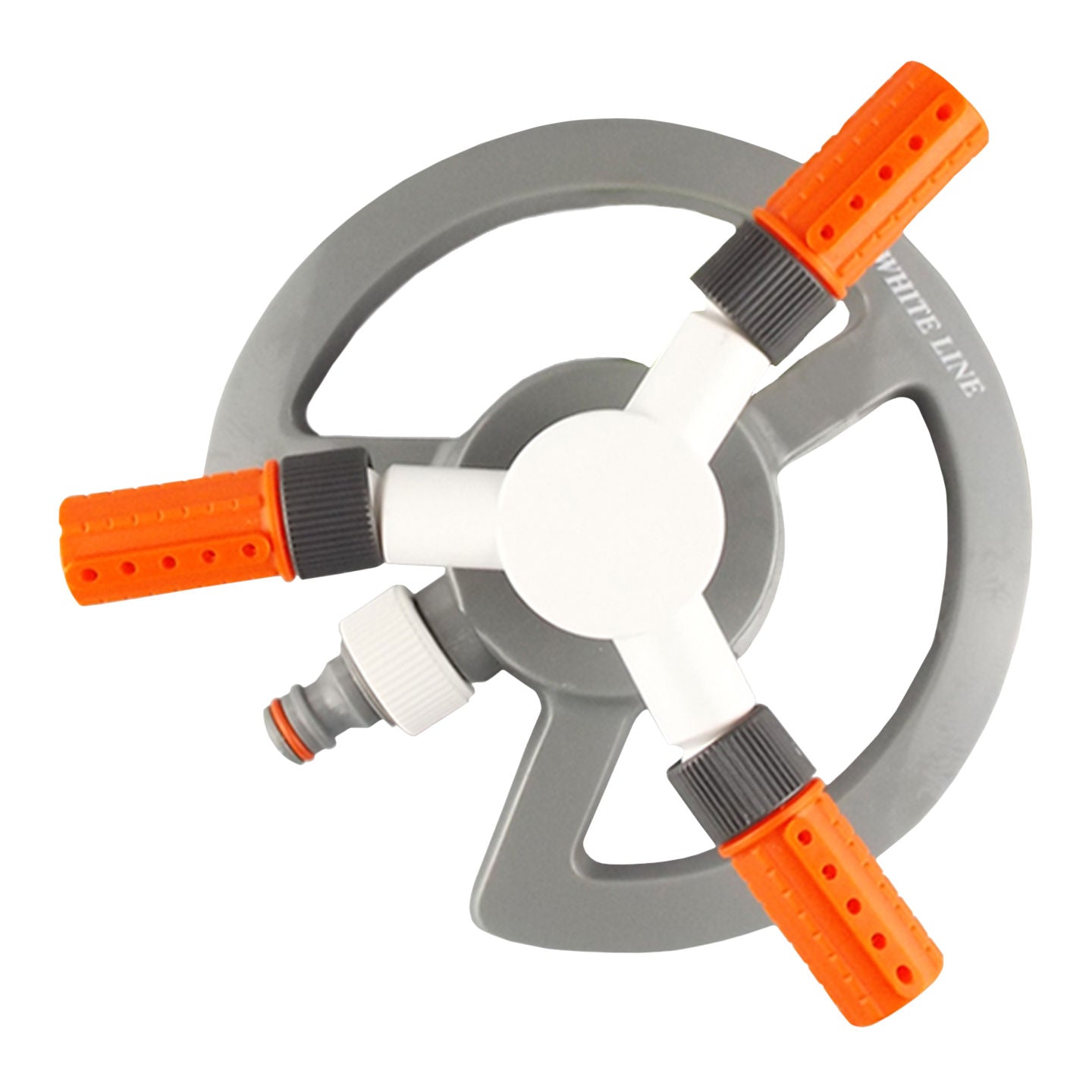 Bradas 3-Arm Revolving Sprinkler White Line